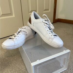 Levi's White and Brown Men's Sneakers